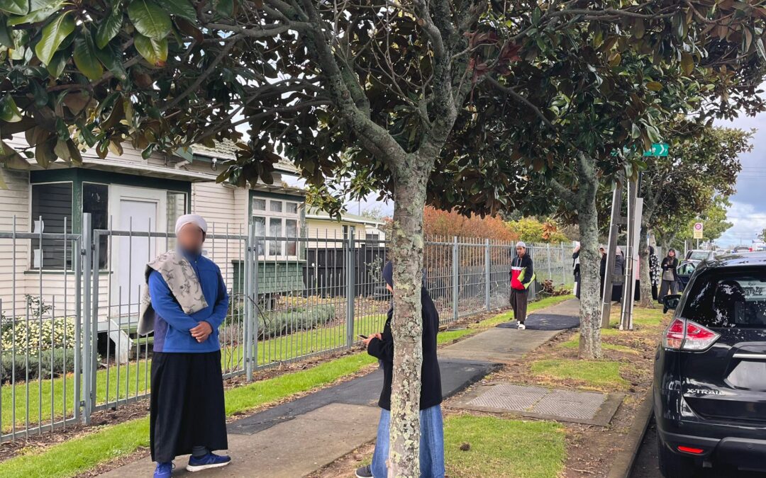 Quran students locked out of school in Auckland.